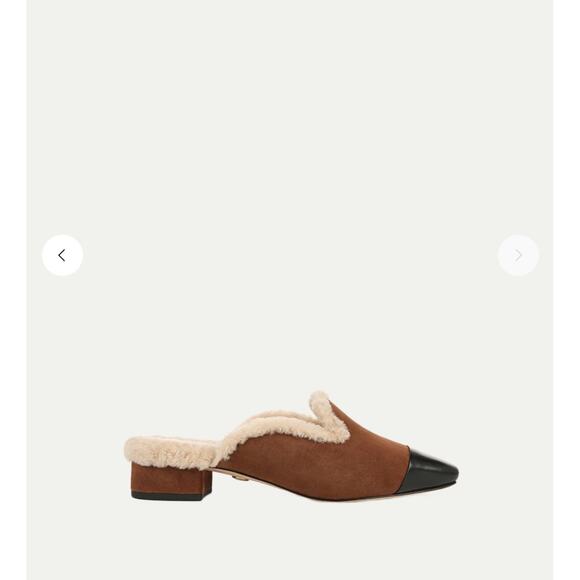 Veronica Beard Women's Brown Cedar Cecile Shearling Mule NWOB Size 8.5 - Picture 11 of 11